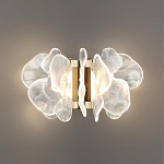 Бра с крупными прозрачными лепестками с рельефной поверхностью Ethereal Bloom варинант исполнения - 4 | Loft Concept в Новосибирске