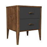 Тумба прикроватная с 2-мя ящиками Tasteful Furniture Light варинант исполнения - 4 | Loft Concept в Новосибирске