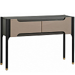 Консоль тёмно-коричневого цвета с 2-мя ящиками Gladstone варинант исполнения - 1 | Loft Concept в Новосибирске