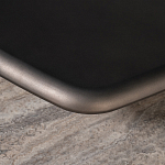 Столик журнальный квадратный  с полкой Sculptural Marble Accent с мрамором  варинант исполнения - 6 | Loft Concept в Новосибирске