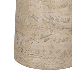 Столик приставной с круглой столешницей Textured Cream Table варинант исполнения - 4 | Loft Concept в Новосибирске