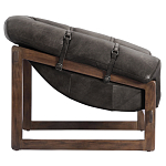 Кресло Duncan винтажная черная кожа варинант исполнения - 3 | Loft Concept в Новосибирске