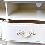 ТВ-тумба из массива дерева в стиле прованс Montmartre Provence TV Stand варинант исполнения - 3 | Loft Concept в Новосибирске