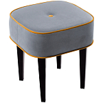 Квадратный мягкий пуф на черных ножках Winton Pouf Square варинант исполнения - 11 | Loft Concept в Новосибирске