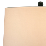 Настольная лампа зеленая с тканевым абажуром Splashes of Green Moss варинант исполнения - 3 | Loft Concept в Новосибирске