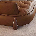 Кресло кожаное с деревянным каркасом Medieval Furniture варинант исполнения - 3 | Loft Concept в Новосибирске