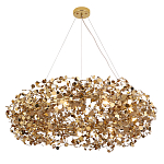 Люстра подвесная круглая с многочисленными металлическими круглыми элементами Terzani Argent варинант исполнения - 5 | Loft Concept в Новосибирске