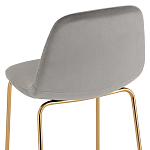 Барный стул на золотистых ножках VENDRAMIN Grey варинант исполнения - 7 | Loft Concept в Новосибирске