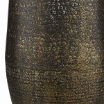 Торшер с фактурным массивным корпусом и тканевым цилиндрическим абажуром Textured Monolith варинант исполнения - 4 | Loft Concept в Новосибирске