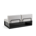 Садовый диван на каркасе из алюминия Petro варинант исполнения - 2 | Loft Concept в Новосибирске