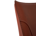 Стул коричневый из искуственной кожи на 4-х ножках Enigma Brown варинант исполнения - 4 | Loft Concept в Новосибирске