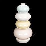 Настольная лампа из стеклянных сфер в пастельных тонах Высота 40 см Pastel Lunaria варинант исполнения - 3 | Loft Concept в Новосибирске