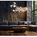 Люстра с цветочным декором Miscellaneous herbs варинант исполнения - 5 | Loft Concept в Новосибирске