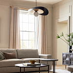 Люстра круглая с 2-мя металлическими абажурами Andromeda варинант исполнения - 6 | Loft Concept в Новосибирске