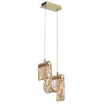 Подвесной светильник волнистой формы из фактурного стекла Wave варинант исполнения - 1 | Loft Concept в Новосибирске