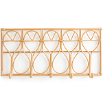 Настенная вешалка из ротанга Wila Wall Hanger L варинант исполнения - 3 | Loft Concept в Новосибирске