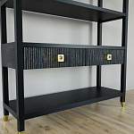 Стеллаж с двумя ящиками Elsa Dreams Black варинант исполнения - 2 | Loft Concept в Новосибирске