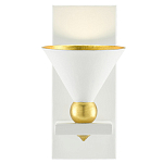 Бра с бело-золотыми плафоном в форме конуса Light Source варинант исполнения - 2 | Loft Concept в Новосибирске