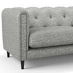 Мебельная ткань Шенилл серый цвет 138 см T4-34 варинант исполнения - 7 | Loft Concept в Новосибирске