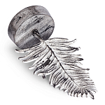 Статуэтка Metal Flowers античная платина варинант исполнения - 2 | Loft Concept в Новосибирске