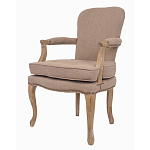 Кресло Aubrey Classical Armchair brown flax варинант исполнения - 3 | Loft Concept в Новосибирске