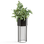 Кашпо Elevated Planters Сlive 59 черное  варинант исполнения - 2 | Loft Concept в Новосибирске