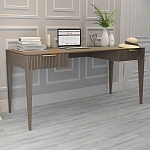 Рабочий стол коричневый с 2-мя ящиками Harper Line варинант исполнения - 2 | Loft Concept в Новосибирске