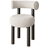 Стул с обивкой букле Pierres Grey Boucle Chair варинант исполнения - 1 | Loft Concept в Новосибирске