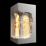 Встраиваемый в стену гипсовый светильник под покраску с колоннами и арками в античном стиле Antiquity Athena варинант исполнения - 5 | Loft Concept в Новосибирске