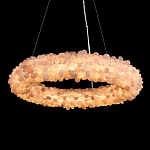 Люстра кольцевая с частичками натурального горного хрусталя Crystal Shimmer варинант исполнения - 2 | Loft Concept в Новосибирске