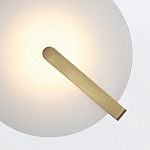 Потолочный светильник в форме плоского диска из белого матового стекла Eurofase варинант исполнения - 4 | Loft Concept в Новосибирске