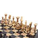 Шахматы настольные из натурального камня Оникс Decorative Thematic Chess варинант исполнения - 2 | Loft Concept в Новосибирске