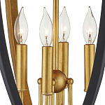 Подвесной светильник в форме фонаря чёрного цвета Black Lantern варинант исполнения - 2 | Loft Concept в Новосибирске