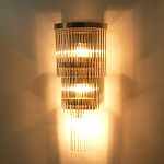 Бра с золотистым основанием и прозрачными трубками Nembus варинант исполнения - 6 | Loft Concept в Новосибирске