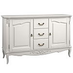 Буфет белый из массива бука с 3-мя ящиками и 2-мя дверцами White Provence варинант исполнения - 1 | Loft Concept в Новосибирске