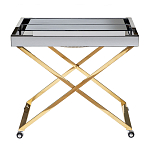 Стол сервировочный с зеркальной столешницей Splendid Serving Table варинант исполнения - 1 | Loft Concept в Новосибирске