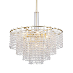 Люстра многоярусная с каскадами кристаллов Crystal Rains варинант исполнения - 1 | Loft Concept в Новосибирске