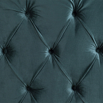 Кровать двуспальная зеленая с основанием из массива дерева с мягким изголовьем Velour Beds варинант исполнения - 2 | Loft Concept в Новосибирске