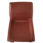 Стул коричневый из искуственной кожи на 4-х ножках Enigma Brown варинант исполнения - 3 | Loft Concept в Новосибирске