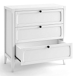 Комод с 3-мя ящиками белый Silva White Chest of Drawers варинант исполнения - 3 | Loft Concept в Новосибирске