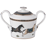 Чайный сервиз из фарфора с изображением лошадей на 6 персон 15 предметов Porcelain Horse Set  варинант исполнения - 3 | Loft Concept в Новосибирске