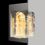 Встраиваемый в стену гипсовый светильник под покраску с колоннами и арками в античном стиле Antiquity Athena варинант исполнения - 1 | Loft Concept в Новосибирске