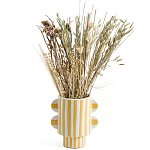 Ваза из фаянса Brighter than the Stars жёлтая полоска варинант исполнения - 3 | Loft Concept в Новосибирске