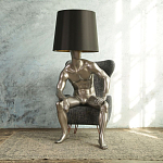 Лампа MALE MANNEQUIN LAMP с абажуром варинант исполнения - 3 | Loft Concept в Новосибирске