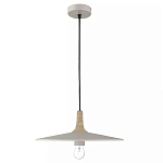 Подвесной светильник круглый в сочетании дерева и металла Space варинант исполнения - 1 | Loft Concept в Новосибирске