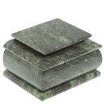 Шкатулка с зеркалом из натурального камня змеевик Stone Casket варинант исполнения - 2 | Loft Concept в Новосибирске