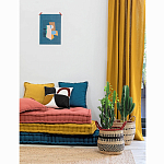 Круглая плетеная корзина Oyana Wicker Basket варинант исполнения - 2 | Loft Concept в Новосибирске