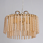 Люстра с подвесными рифлеными стеклянными трубками Nembus варинант исполнения - 4 | Loft Concept в Новосибирске