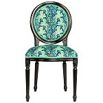 Стул из натурального бука Ikat Pattern бирюзовый варинант исполнения - 1 | Loft Concept в Новосибирске