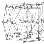 Люстра с тонкой металлической конструкцией цвета хром Quasar варинант исполнения - 4 | Loft Concept в Новосибирске